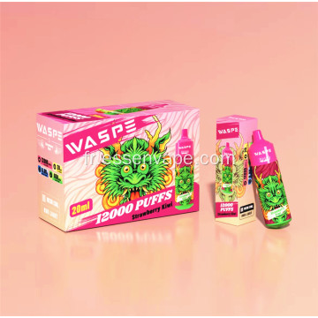 Valette chaude de qualité supérieure Waspe 12000puffs Vape Pays-Bas